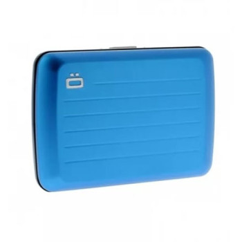 Визитница-портмоне с RFID защитой Stockholm V2 голубого цвета class=