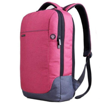 Городской рюкзак из водоотталкивающего материала розового цвета class=