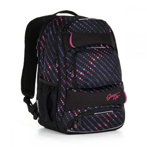 Молодежный рюкзак женский черного цвета