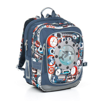 Двухкамерный школьный рюкзак для мальчиков со сменными 3D рисунками class=