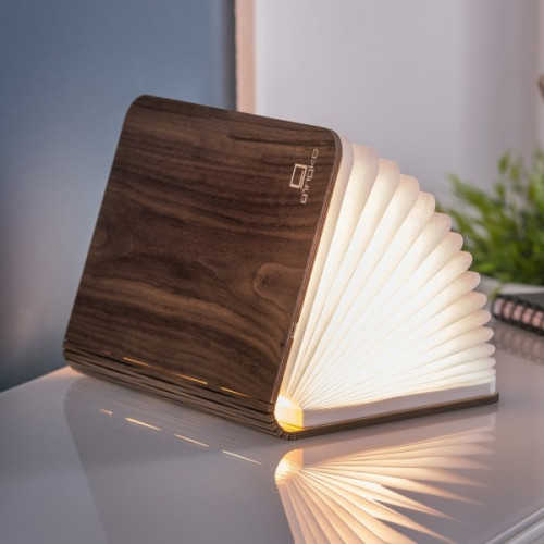 Светильник-книга Smart Book мини дерево орех