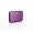 Визитница на молнии с RFID защитой Quilted Passport пурпурный