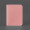 Кард-кейс ручной работы с окошком розового цвета