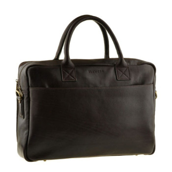 Деловая кожаная сумка от французского бренда Blamont class=