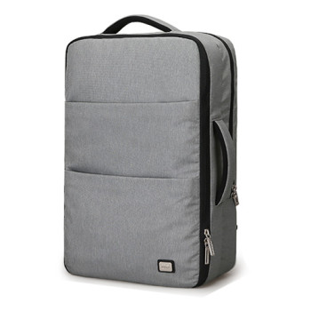 Вместительный рюкзак с USB для зарядки смартфона серый class=