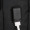 Вместительный рюкзак с USB для зарядки смартфона черный