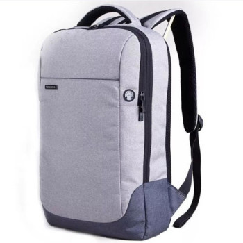 Городской рюкзак с отделением для ноутбука серого цвета class=