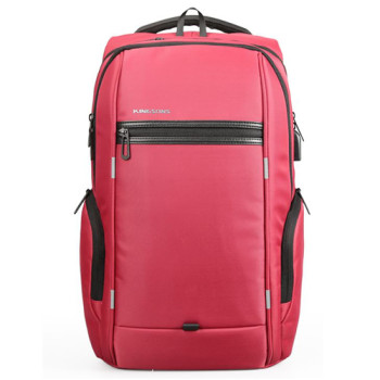 Деловой рюкзак красного цвета с отделением для ноутбука 13,3 дюйма class=