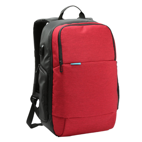 Городской рюкзак из водоотталкивающего материала красный