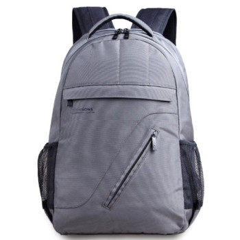 Городской рюкзак с демпферным отделением для ноутбука серого цвета class=