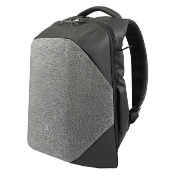 Стильный городской рюкзак с системой антивор серый class=