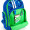Яркий синий школьный рюкзак для мальчика Kite Football