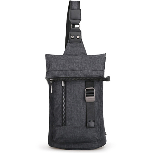 Удобный рюкзак на одно плече MiniExpert темно серый Удобный рюкзак на одно плече MiniExpert темно серый