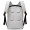 Стильный городской рюкзак белого цвета с выходом USB