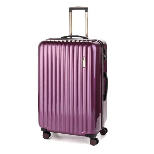 Большой пластиковый чемодан Sumdex SWR-725RP на четырех колесах фиолетовый