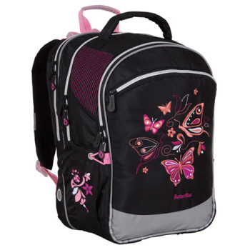 Школьный рюкзак с тремя отделениями для девочек начальных классов class=