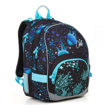 Двухсекционный рюкзак Topgal для девочек с изображением медуз class=