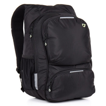 Городской рюкзак для ноутбука черного цвета class=