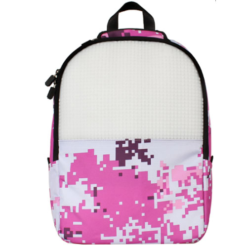 Стильный рюкзак Upixel Camouflage Розово-белый