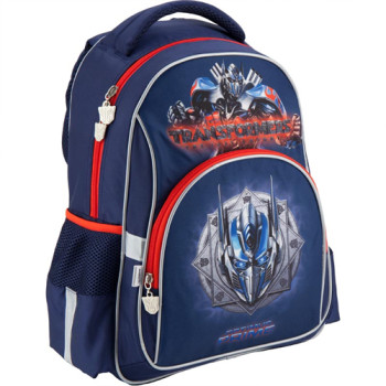 Синий рюкзак школьный Kite Transformers для мальчика class=