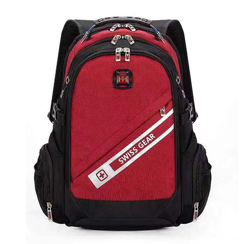 Рюкзак красного цвета с ортопедической спинкой