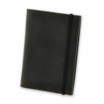 Обложка на паспорт из натуральной кожи Blank Note Цвет Графит Блокнот  class=