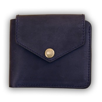 Классическое портмоне ручной работы Blank Note 4.2 (4 кармана, кнопка) class=